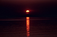 Sonnenuntergang Chiemsee 2000